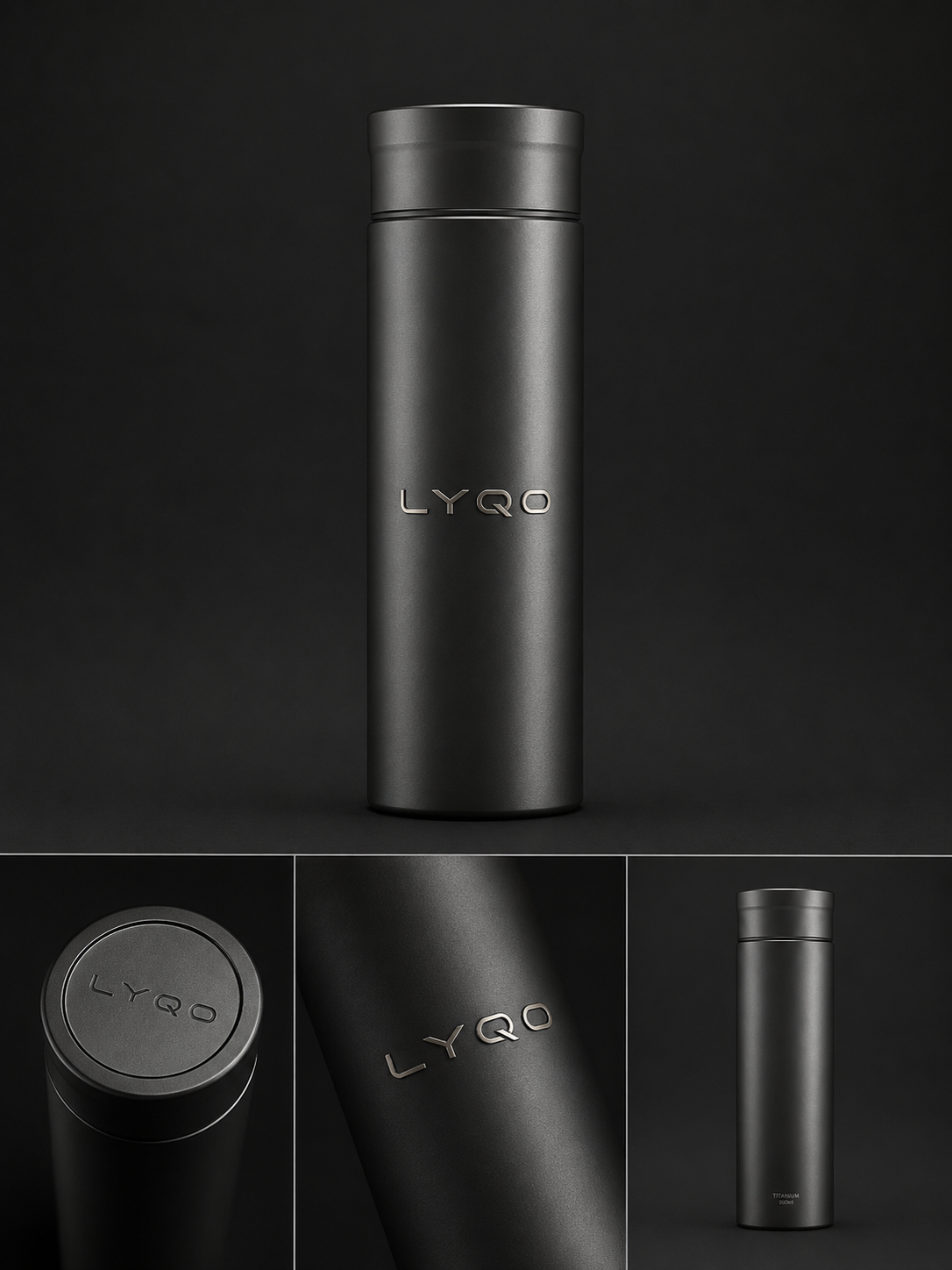 LYQO Titan-Trinkflasche 15oz